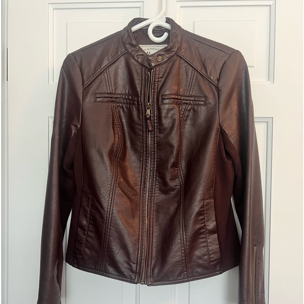Leather Bomber Jacket